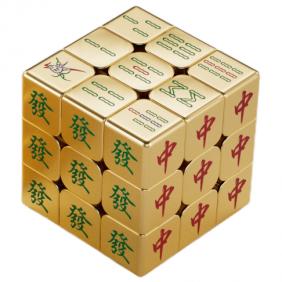 Golden Mahjong Cube magnetic