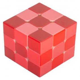 Red Gradient 3x3x3 Cube