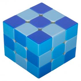 Blue Gradient 3x3x3 Cube